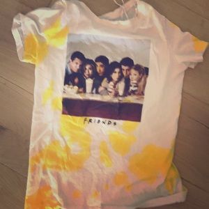 Yellow tye dyed FRIENDS tshirt